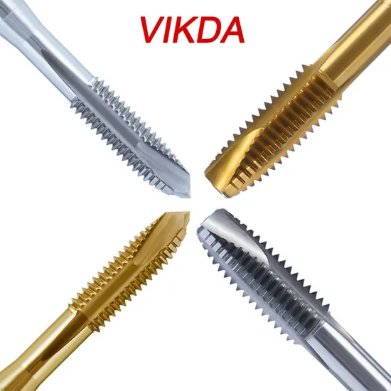 HSS M35 Spiral Point Tap Gun-Nose Taps with Tin Coating Machine Tap